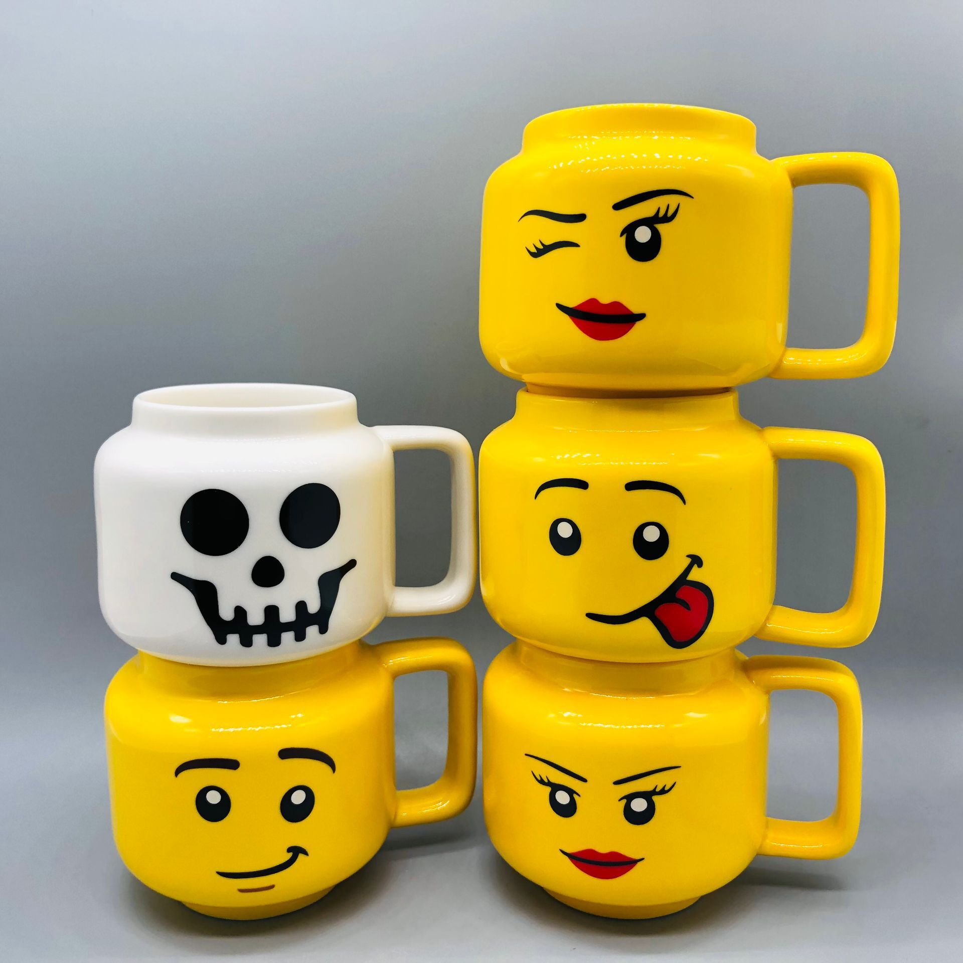 Xbloom Coffee Tea - Керамическая кружка 250 мл с улыбкой,