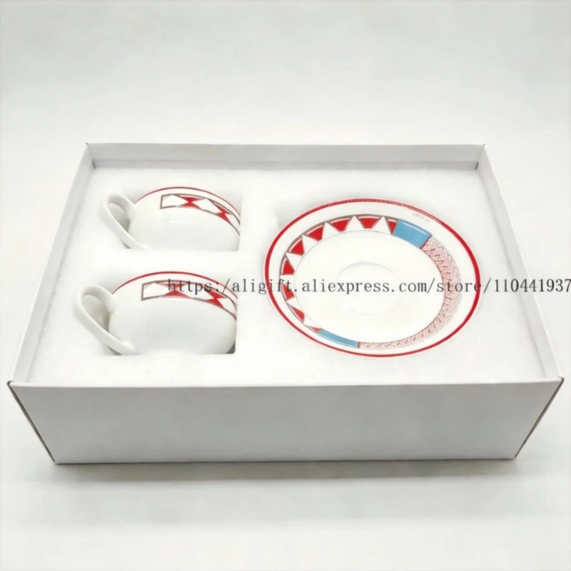 Coffee Tea And Sugar Set - Элитный набор кофейных чашек из костяного